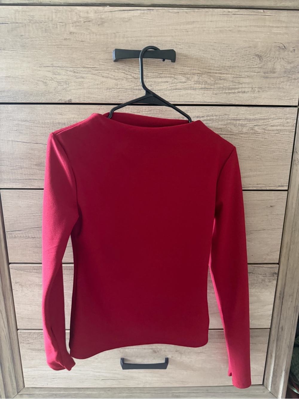 Zara Crimson Red Top